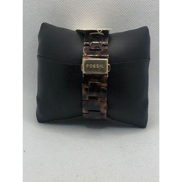 Fossil ES2795 Women's Plastic Analog Black Dial Quartz Genuine Wrist Watch LP320 - Picture 4 of 9